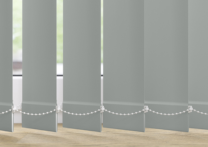 Orion (Blackout), Mid Grey - Vertical Blind Slats - Image 3